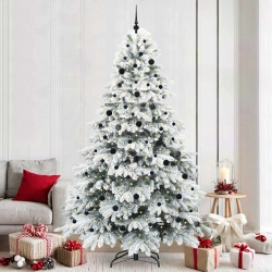 Mākslīgā Ziemassvētku Eglīte Su 300 Led Zaļa 240 Cm Pe Un Pvc Vidaxl
