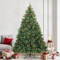 Mākslīgā Ziemassvētku Eglīte Su 300 Led Zaļa 240 Cm Pe Un Pvc Vidaxl