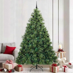 Mākslīgā Ziemassvētku Eglīte Su 300 Led Zaļa 240 Cm Pe Un Pvc Vidaxl