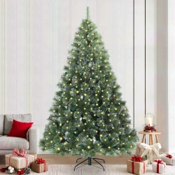 Mākslīgā Ziemassvētku Eglīte Su 300 Led Zaļa 240 Cm Pe Un Pvc Vidaxl