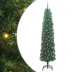 Mākslīgā Ziemassvētku Eglīte With Leds Zaļa 240 Cm Pvc Vidaxl