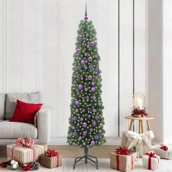 Mākslīgā Ziemassvētku Eglīte Zaļa 210 Cm Pvc Vidaxl