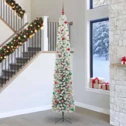 Mākslīgā Ziemassvētku Eglīte Zaļš Un Balts 300 Cm Pvc Vidaxl