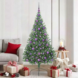 Mākslīgais Led Ziemassvētku Eglīte Su 300 Led Zaļa 180 Cm Pvc Vidaxl