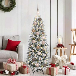 Mākslīgāziemassvētkueglīte Balts 120Cm Pvc Vidaxl