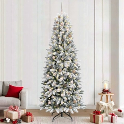 Mākslīgāziemassvētkueglīte Balts 93 X 93 X 240 Cm Pvc Vidaxl