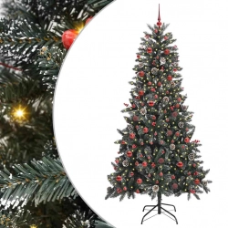Mākslīgāziemassvētkueglīte Zaļa 114 X 114 X 210 Cm Pvc Vidaxl