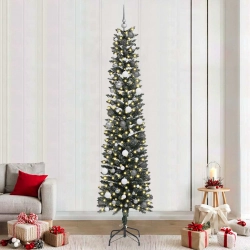 Mākslīgāziemassvētkueglīte Zaļa 240Cm Pvc Vidaxl