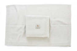 Poofi Kyoto Kocyk Merino Kremowy