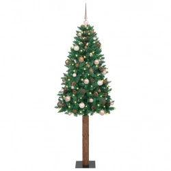 Tievā Ziemassvētku Egle Su 300 Led Zaļa 77 X 77 X 210 Cm Pvc Vidaxl