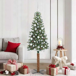 Tievā Ziemassvētku Egle Su 300 Led Zaļš Un Balts 180 Cm Vidaxl