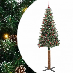 Tievā Ziemassvētku Egle Su 300 Led Zaļš Un Balts 210 Cm Vidaxl