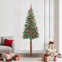 Tievā Ziemassvētku Egle Su 300 Led Zaļš Un Balts 210 Cm Vidaxl