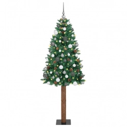 Tievā Ziemassvētku Egle Zaļa 72 X 72 X 180 Cm Pvc Vidaxl