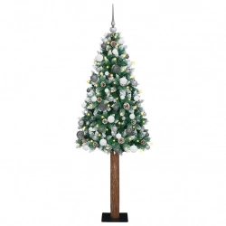 Tievā Ziemassvētku Egle Zaļa 72 X 72 X 180 Cm Pvc Vidaxl