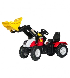 Traktors Bērniem ar pedāļiem un kausu  Rolly Toys rollyFarmtrac Steyr 6240 CVT (piepūšamie riteņi) 046331