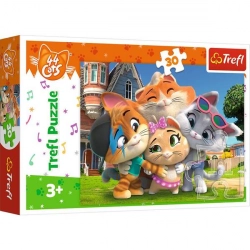 Trefl Puzzle 30 Elementów Przyjaźń w Kociej Krainie
