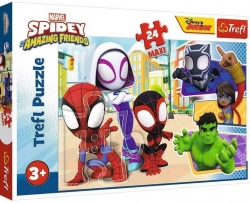 Trefl Spidey i Przyjaciele Puzzle 24 Elementy
