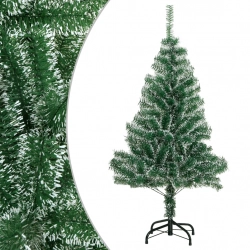 vidaXL mākslīgā Ziemassvētku egle ar sniegu, zaļa, 150 cm