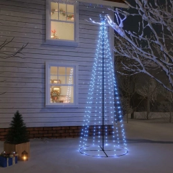 Ziemassvētku Egle, 310 Zilas Led Lampiņas, 100X300 Cm Vidaxl