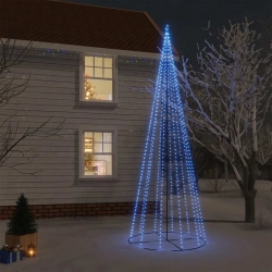 Ziemassvētku Egle, 732 Zilas Led Lampiņas, 160X500 Cm Vidaxl