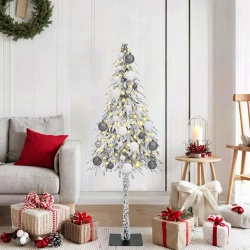 Ziemassvētku Eglīte Balts 120 Cm Pe Vidaxl
