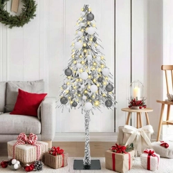 Ziemassvētku Eglīte Balts 150 Cm Pe Vidaxl