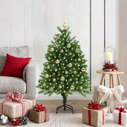 Ziemassvētku Eglīte Su 150 Led Ar Statīvu Zaļa 120 Cm Pe Vidaxl