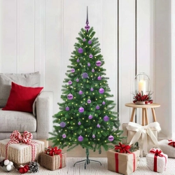 Ziemassvētku Eglīte Su 150 Led Ar Statīvu Zaļa 150 Cm Pe Vidaxl