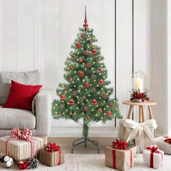 Ziemassvētku Eglīte Su 150 Led Ar Statīvu Zaļa 150 Cm Pvc Vidaxl