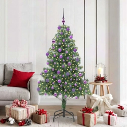 Ziemassvētku Eglīte Su 300 Led Ar Statīvu Zaļa 180 Cm Pvc Vidaxl