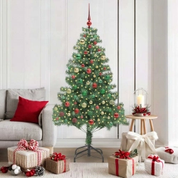 Ziemassvētku Eglīte Su 300 Led Ar Statīvu Zaļa 180 Cm Pvc Vidaxl