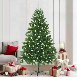 Ziemassvētku Eglīte Su 300 Led Ar Statīvu Zaļa 210 Cm Pe Vidaxl