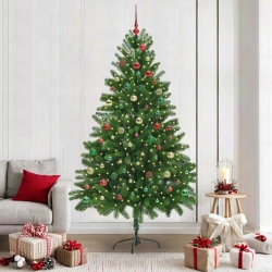 Ziemassvētku Eglīte Su 300 Led Ar Statīvu Zaļa 210 Cm Pe Vidaxl