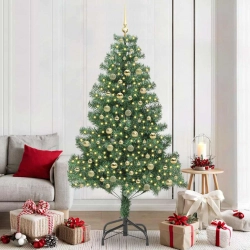 Ziemassvētku Eglīte Su 300 Led Ar Statīvu Zaļa 210 Cm Pvc Vidaxl