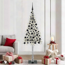 Ziemassvētku Eglīte Su 300 Led Balts 180 Cm Pe Un Tērauds Vidaxl