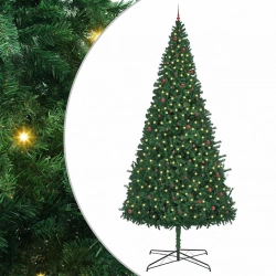 Ziemassvētku Eglīte Zaļa 400 Cm Pvc Vidaxl