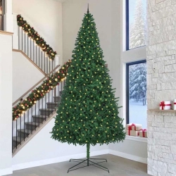 Ziemassvētku Eglīte Zaļa 400 Cm Pvc Vidaxl
