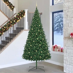 Ziemassvētku Eglīte Zaļa 400 Cm Pvc Vidaxl