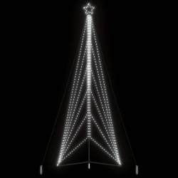 Led Ziemassvētku Eglīte 861 Led Auksti Balts 478 Cm Vidaxl