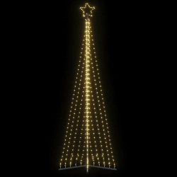 Led Ziemassvētku Eglīte 495 Led Silti Balta 300,5 Cm Vidaxl