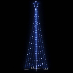 Led Ziemassvētku Eglīte 495 Led Zila 300,5 Cm Vidaxl