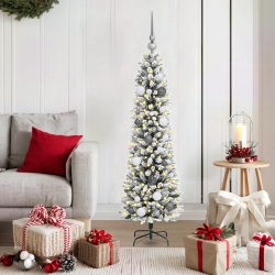 Ziemassvētku Koks Balta 150 Cm Pvc Vidaxl