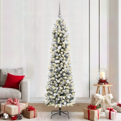 Ziemassvētku Koks Balta 210 Cm Pvc Vidaxl
