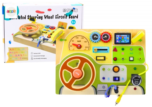 Analog Sensory Manipulative Board Car LED Lights