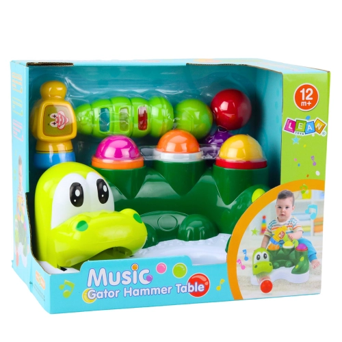 Arcade Game Ball Knocker Slide Hammer Interactive Crocodile