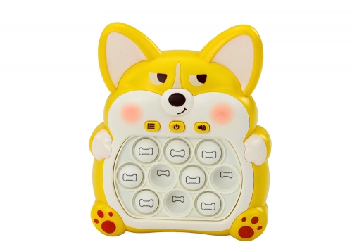 Arcade Game Console Pop-It Fox 7 Game Modes Yellow