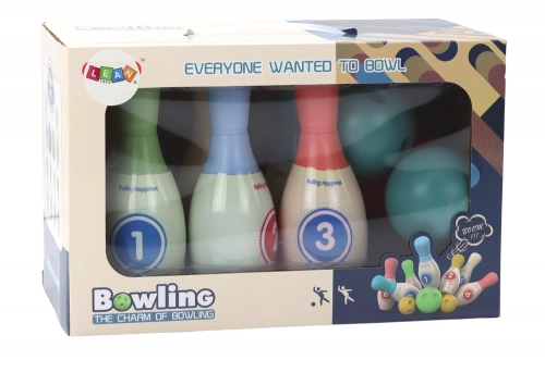 Arcade Game Set of 6 Colorful Bowling Pins