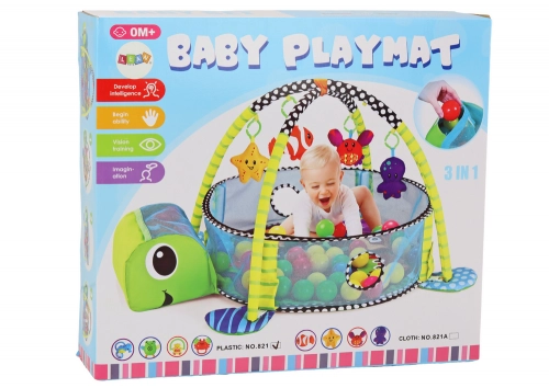 Baby Couch Mat Pool Balls 3in1 Turtle