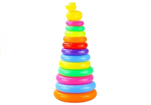 Baby Toddler Toy Stacking Rings Pyramid Stacker